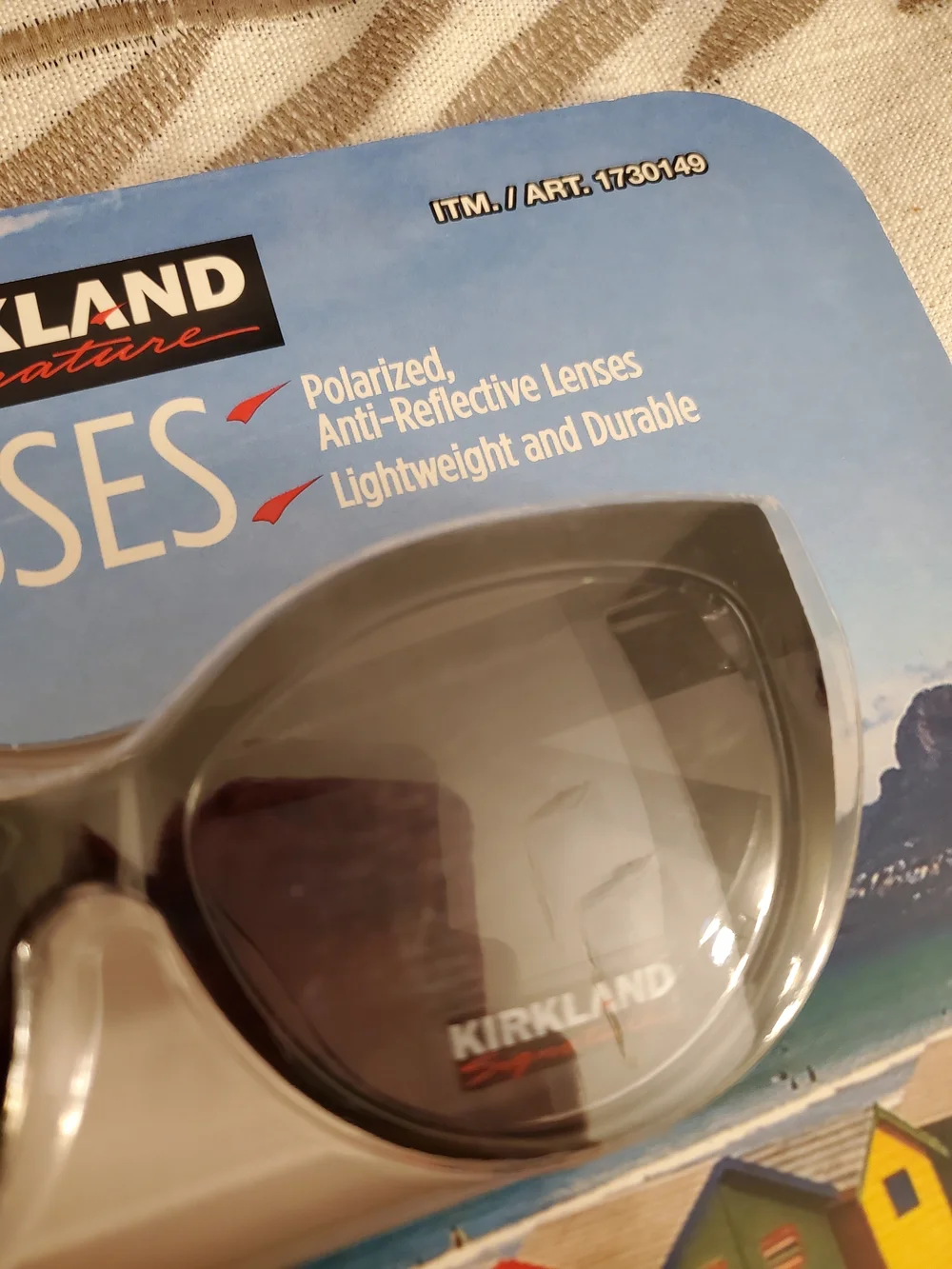 Kirkland Signature Sunglasses with Gray Lenses and Black Frame